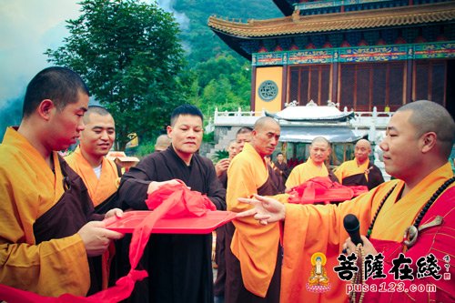 温州西隐古寺举行山门殿、钟鼓楼、西厢房开工庆典仪式