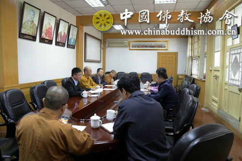 佛教-辽宁省朝阳市郑滨副市长一行拜访中国佛教协会