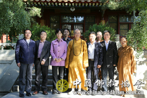 佛教-辽宁省朝阳市郑滨副市长一行拜访中国佛教协会