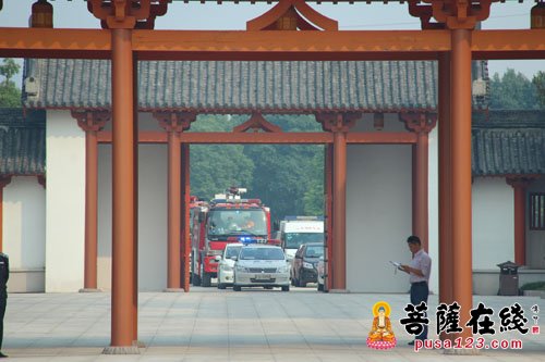 宝林-常州淹城宝林禅寺举行宗教场所突发事故综合演练