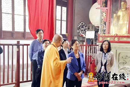 大佛寺-浙江省副省长梁黎明一行调研新昌大佛寺