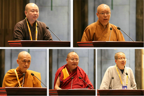 佛教-中国佛教协会九届一次常务理事会会议在无锡灵山召开