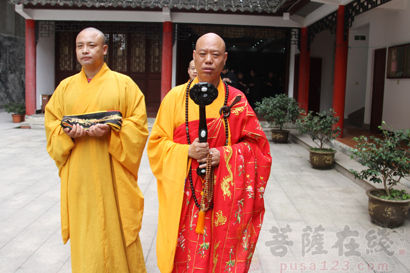 【高清图集】上海天光禅寺隆重举行西方三圣佛像开光法会