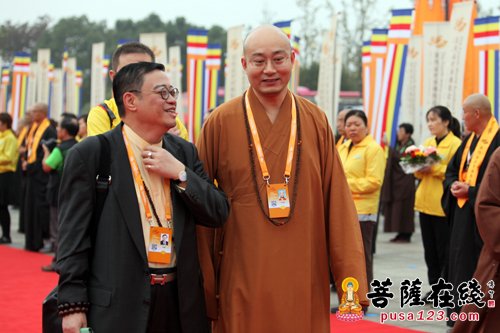 佛教-高僧云集 第四届世界佛教论坛52个国家代表嘉宾入场