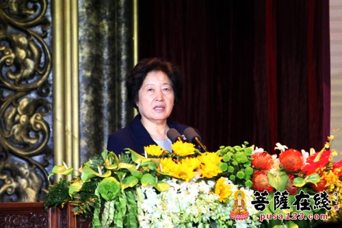 佛教-中央统战部部长孙春兰在第四届世界佛教论坛开幕上致辞