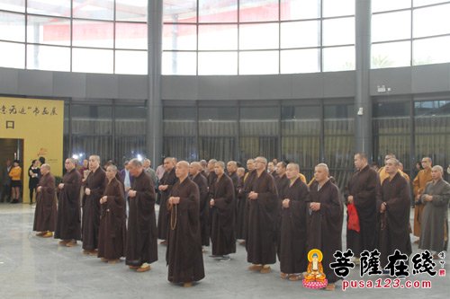 佛教-“水墨有灵·禅意无边”佛教文化书画展在新昌开幕