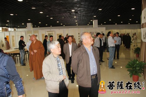 佛教-“水墨有灵·禅意无边”佛教文化书画展在新昌开幕