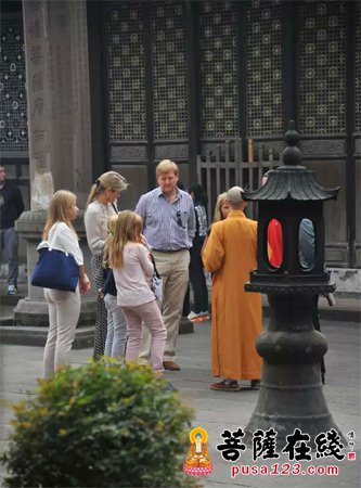 文殊院-荷兰国王一家参访文殊院 近距离感受寺院文化生活