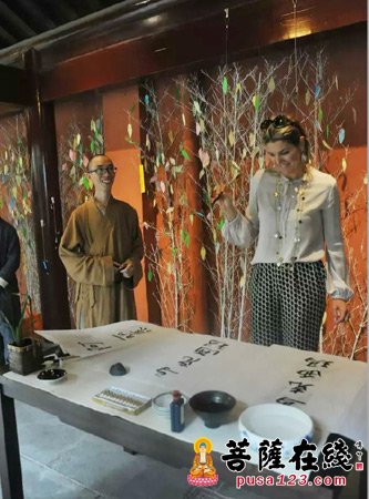 文殊院-荷兰国王一家参访文殊院 近距离感受寺院文化生活