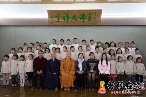 国学堂-“觉群少儿国学堂开班典礼”于上海玉佛禅寺隆重举行
