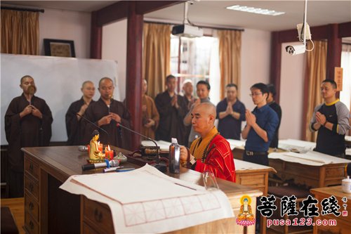 书法-宁波天童禅寺举行天童书院书法培训抄经启动仪式