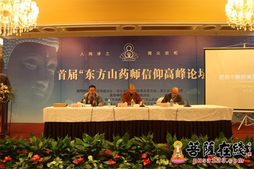 佛教-首届东方山药师文化高峰论坛于黄石举行