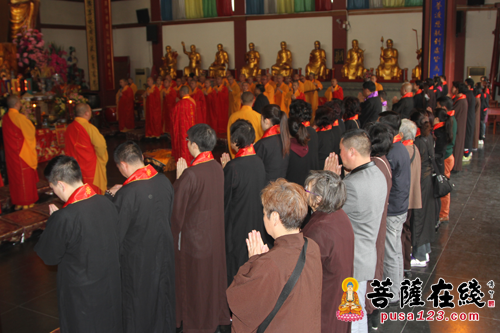 文化-上海七宝教寺隆重举行镜花水月·萧博书画展
