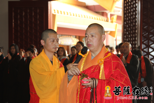 文化-上海七宝教寺隆重举行镜花水月·萧博书画展
