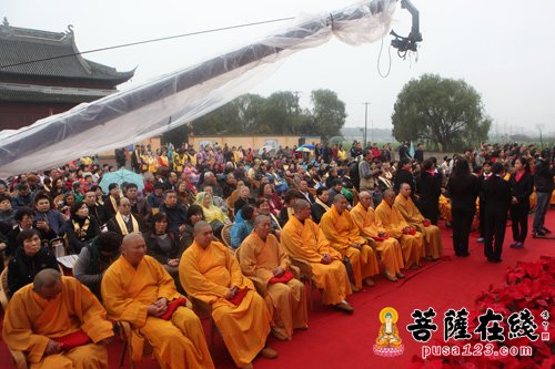 上海洪福寺举行恢复重建20周年暨改扩建工程开工典礼