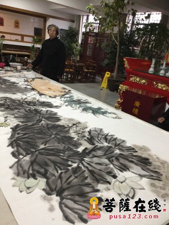 著名画家霍春阳先生向邢台大开元寺捐赠匾额仪式圆满