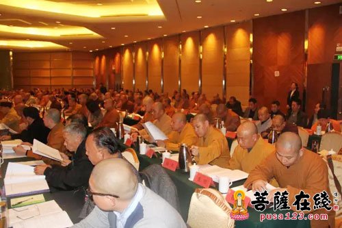 佛教-南通市佛协第七次代表会议 俊才大和尚当选会长