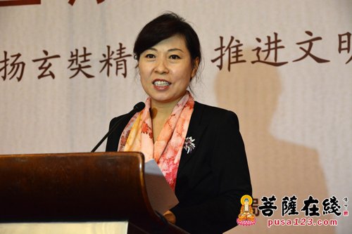 陕西省副省长王莉霞在开幕式上致辞