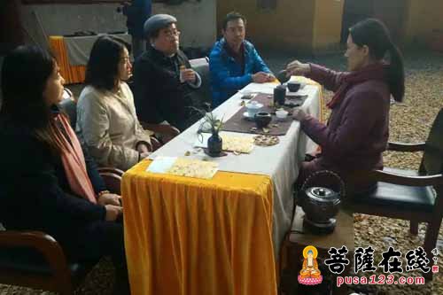 佛教-上海青浦颐浩禅寺举办“禅茶一味”品禅茶活动