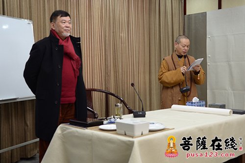 佛教-2015年普陀山佛协书画培训班在宝陀讲寺举办