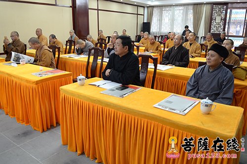 佛教-2015年普陀山佛协书画培训班在宝陀讲寺举办