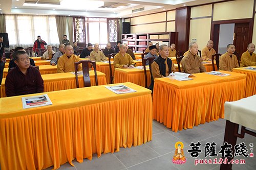 佛教-2015年普陀山佛协书画培训班在宝陀讲寺举办