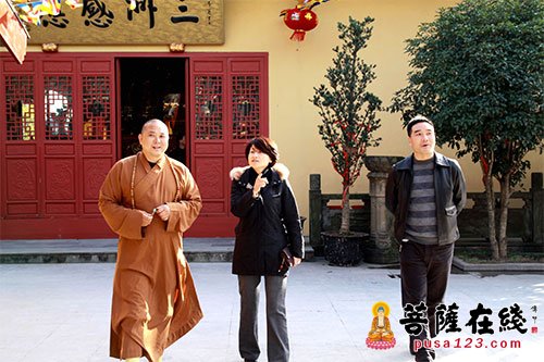 佛教-上海市民宗委花蓓主任一行前往南山古寺视察