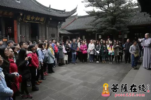 文殊院-四川大学“静心感悟之旅”前往成都文殊院参访