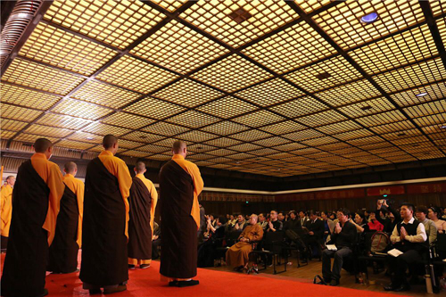 李叔同-弘一法师诞辰135周年纪念活动在杭州佛学院举行