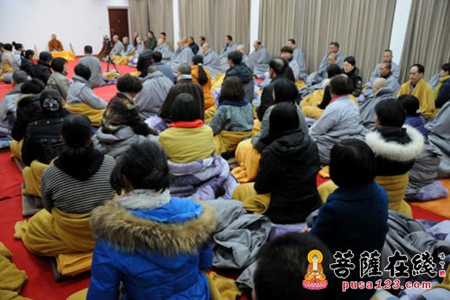 达照法师-浙江文成县灵德寺心中心打七法会起七 达照法师开示