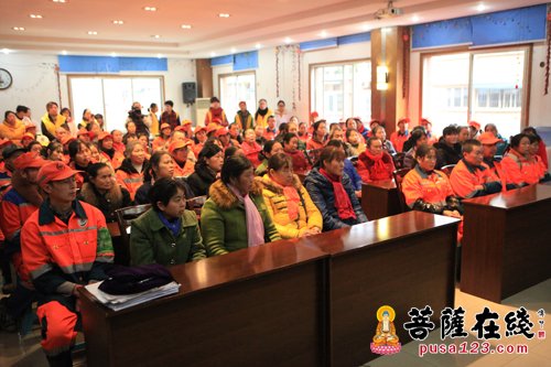 缙云-重庆缙云寺慈善功德会联合北碚大明医院举行环卫工人义诊捐赠活动