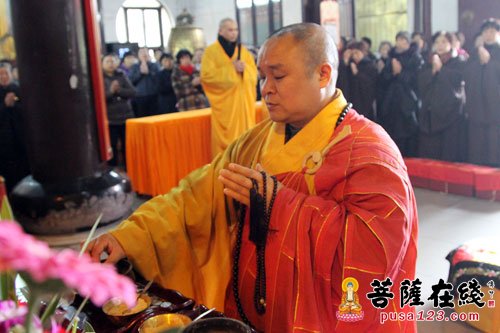 冬至-上海性觉寺隆重举行冬至报恩弥陀法会之圆满送圣仪式