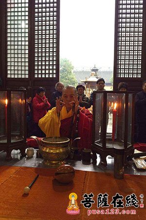 佛教-上海洪福寺举办冬至法会 圣怀法师主法