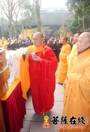 寒山寺-苏州寒山寺隆重举行第四届万人抄经回向法会