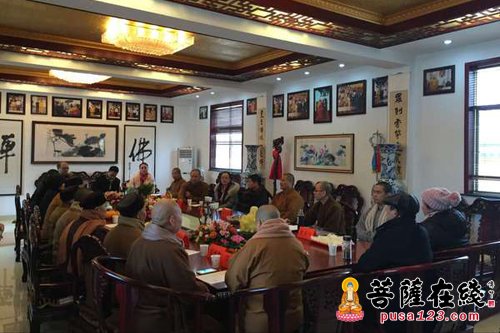 佛教-阜阳市佛教协会二届三次理事会于太和县禅堂寺召开