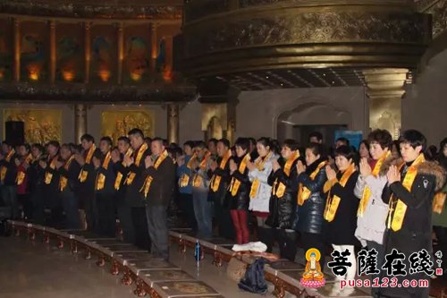 浙江会稽山龙华寺举行2016年新年吉祥撞钟法会