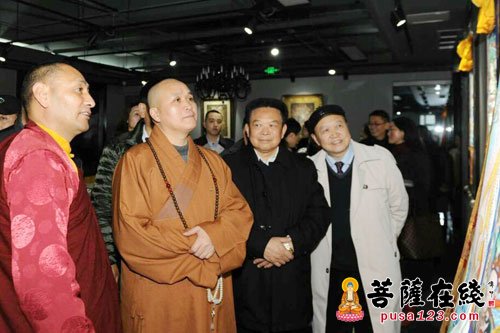 永寿-中佛协永寿副会长出席“布缘·光年”希热布唐卡展