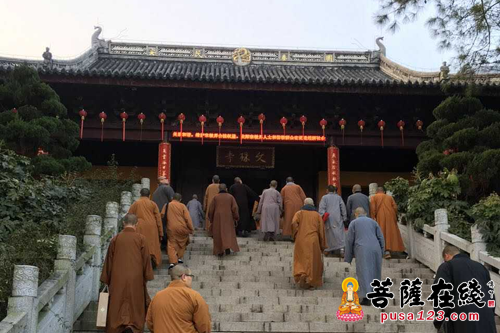 宗教学-南京大学2013级宗教学参学团一行参访苏州古刹文殊寺