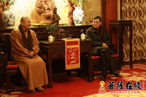 赵卫星-上海市委统战部副部长赵卫星一行赴南山古寺视察工作