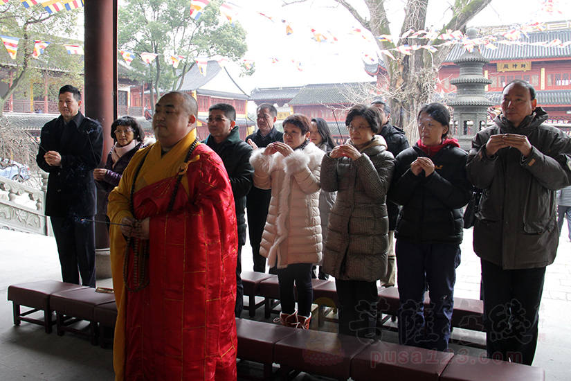 【高清图集】上海青浦报国寺举行佛像捐赠暨开光法会