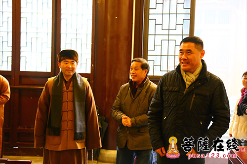 宁国-上海市徐汇区统战部部长冷旭生前往宁国禅寺指导工作