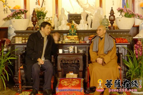 佛教-浙江宁波市政协副主席蒋剑魏视察天童禅寺