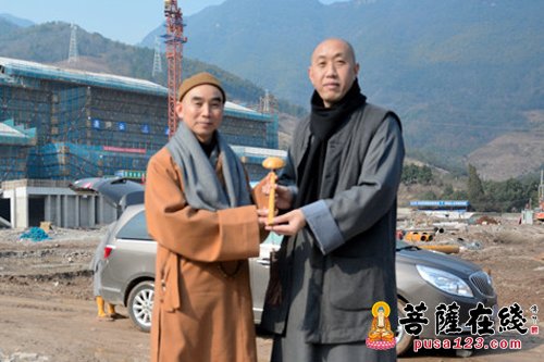 佛教-宁波佛协诚信会长拜会浙江佛协怡藏会长