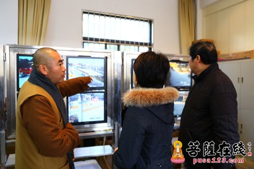 宁国-上海市民宗委花蓓主任一行赴宁国禅寺调研