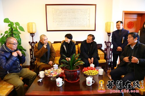 宁国-上海市民宗委花蓓主任一行赴宁国禅寺调研