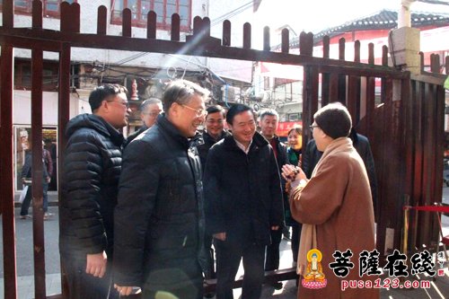 海林-喜迎新春 上海市委统战部部长沙海林一行慰问沉香阁