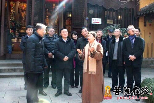 海林-喜迎新春 上海市委统战部部长沙海林一行慰问沉香阁