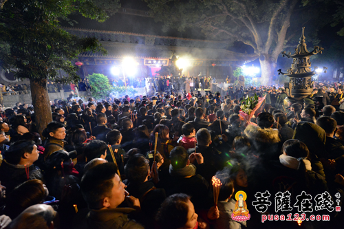 佛教-丙申除夕 道慈大和尚请僧众吃普茶迎新春