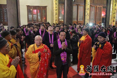 佛教-慈溪伏龙寺举行第十届迎新春撞钟活动圆满结束