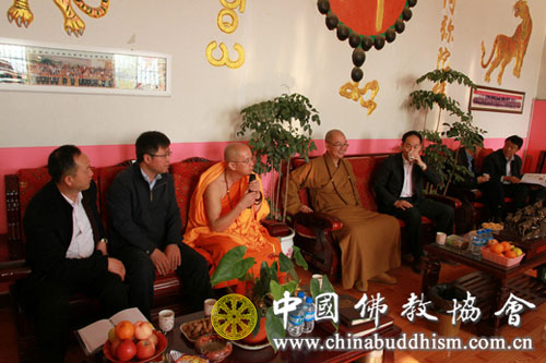 佛教-中国佛教协会赴云南沧源县金龙寺、班老总佛寺